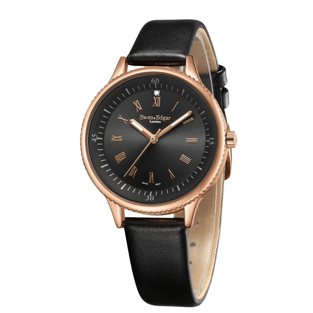 Ladies Oyster Diamond - Black