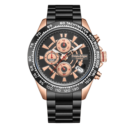 Speed Target Mechanical Quartz- Rose Black