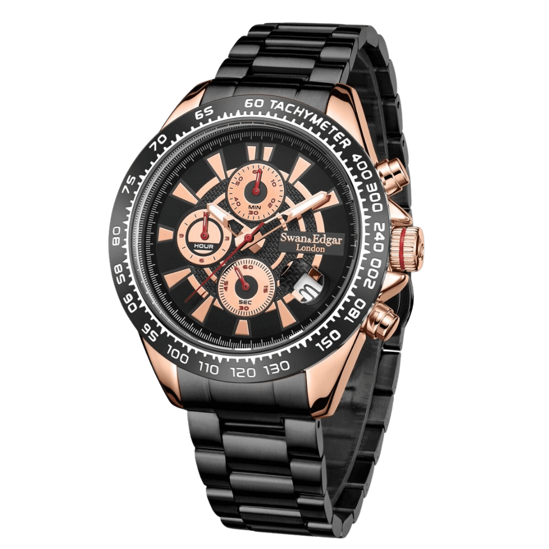 Speed Target Mechanical Quartz- Rose Black
