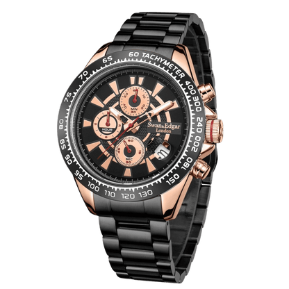 Speed Target Mechanical Quartz- Rose Black