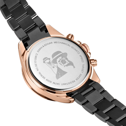 Speed Target Mechanical Quartz- Rose Black