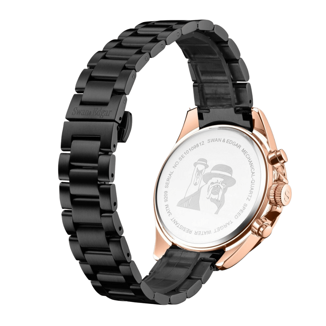 Speed Target Mechanical Quartz- Rose Black