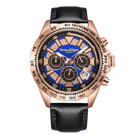 Speed Tracker Mechanical Quartz- Rose Blue