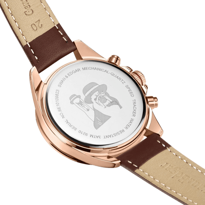 Speed Tracker Mechanical Quartz- Rose Brown