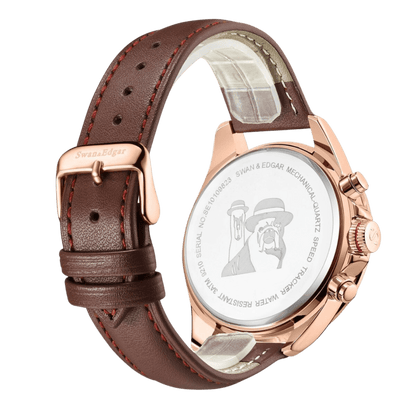 Speed Tracker Mechanical Quartz- Rose Brown