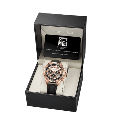 Speed Tracker Mechanical Quartz- Rose White