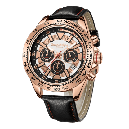 Speed Tracker Mechanical Quartz- Rose White