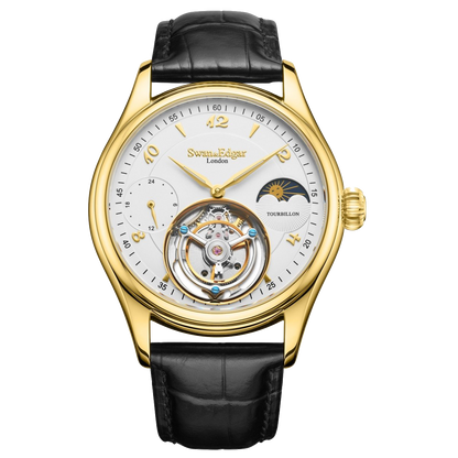 Whirlwind Tourbillon- Gold White