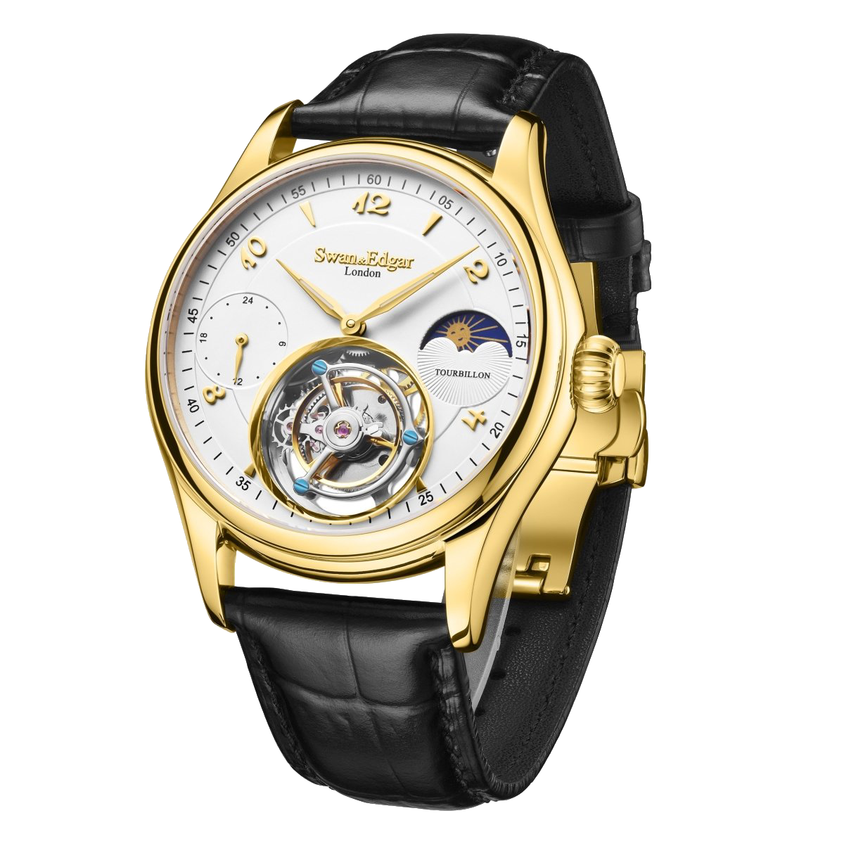 Whirlwind Tourbillon- Gold White